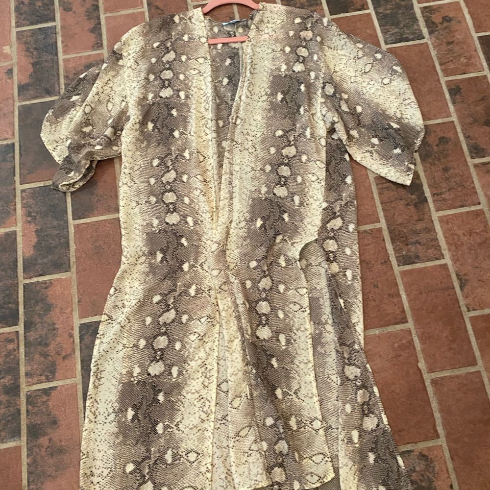 Snakeskin long Kimona